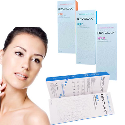 Riempimento cutaneo da 1,1 ml Revolax Fine Lips Filler antirughe per acido ialuronico facciale