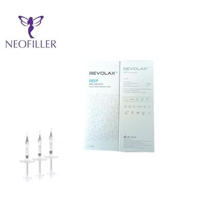 Rimozione delle rughe 1.1ml/Box Filler dermico Revolax Iniezioni di acido idraulico profondo per il viso