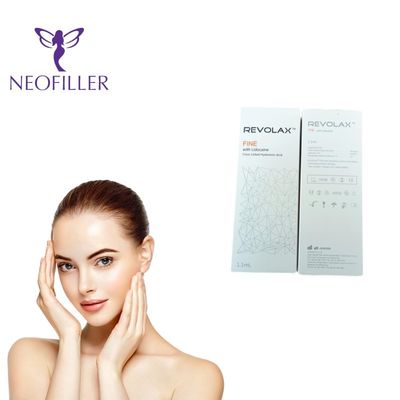 Filler naturale dell'acido ialuronico della lidocaina fine antirughe Revolax per le rughe del mento