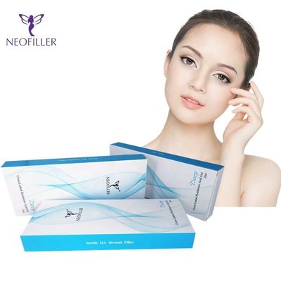 Neofiller 1ml Cross Linked Dermal Filler Ialuronico Iniezioni Per Labbra Dall'Aspetto Naturale 24mg/Ml