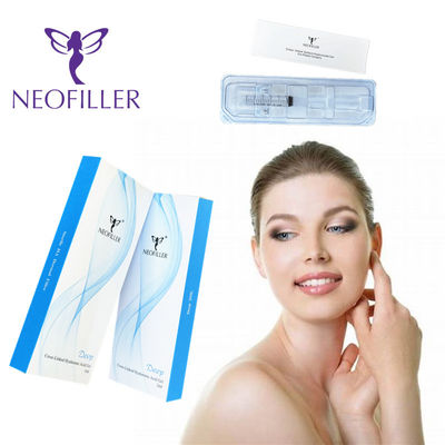 Neofiller 1ml Cross Linked Dermal Filler Ialuronico Iniezioni Per Labbra Dall'Aspetto Naturale 24mg/Ml