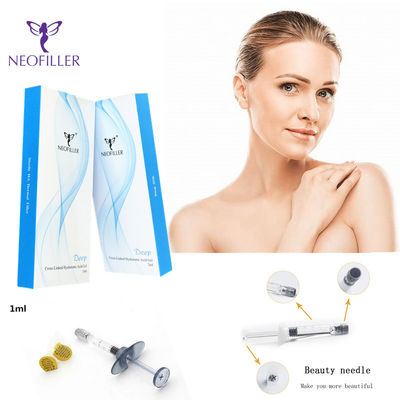 Neofiller 1ml Cross Linked Dermal Filler Ialuronico Iniezioni Per Labbra Dall'Aspetto Naturale 24mg/Ml