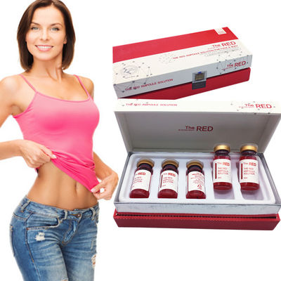 Soluzione 10ml di lipolisi del Ppc Chin Fat Dissolving Injections rosso