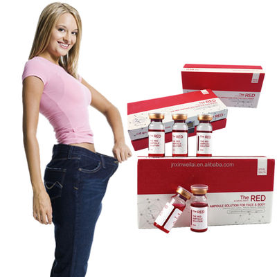Soluzione 10ml di lipolisi del Ppc Chin Fat Dissolving Injections rosso