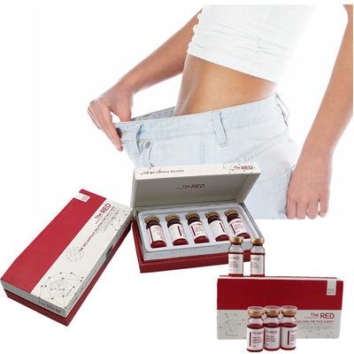 Le iniezioni di dissoluzione grasse Kybella 10Ml/Vial della soluzione rossa di lipolisi