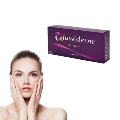 Acido ialuronico iniettabile di riempimento cutaneo Juvederm trasparente da 2 ml per linee sottili