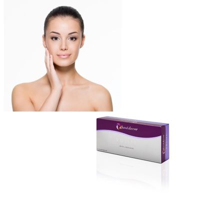 Riempimento della pelle del mento Juvederm Iniezioni di labbra Filler dermico in gel trasparente per il seno