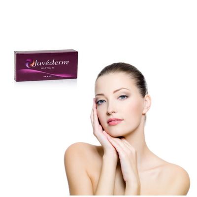 Riempimento della pelle del mento Juvederm Iniezioni di labbra Filler dermico in gel trasparente per il seno