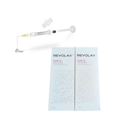 Cross Linking Ha Revolax Dermal Filler 1.1ml Iniezioni di acido ialuronico Anti invecchiamento