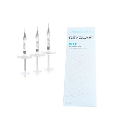 Cross Linking Ha Revolax Dermal Filler 1.1ml Iniezioni di acido ialuronico Anti invecchiamento