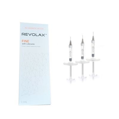 Cross Linking Ha Revolax Dermal Filler 1.1ml Iniezioni di acido ialuronico Anti invecchiamento
