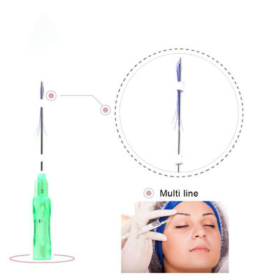 il filo di modellatura di 29g 30g 25mm PDO solleva l'ascensore facciale del filo del collagene del corpo
