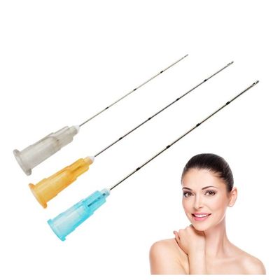 riempitori iniettabili della cannula di 21g 50mm dell'ago dell'ago smussato smussato 70mm della cannula