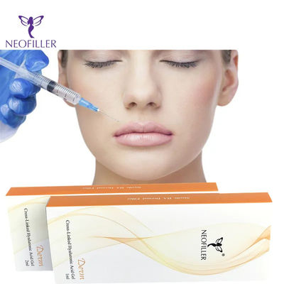 Profondità di iniezione trasparente Acido ialuronico per riempimento cutaneo 1 ml 2 ml 10 ml 20 ml