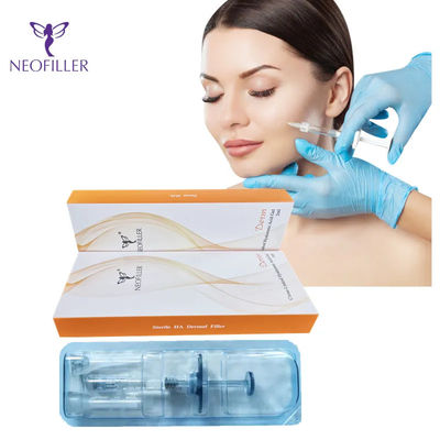 Profondità di iniezione trasparente Acido ialuronico per riempimento cutaneo 1 ml 2 ml 10 ml 20 ml