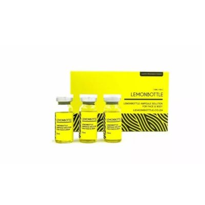 Bottiglia di limone Miscela unica di ingredienti attivi per un trattamento efficace delle cellule adipose
