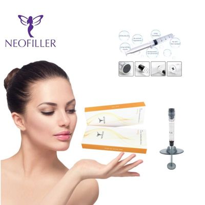 Filler dermico trasparente con acido ialuronico Gel iniettabile Pelle giovane e liscia Miglioramento del ringiovanimento del viso
