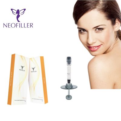 2 ml di filler cutaneo trasparente di acido ialuronico per il sito di iniezione facciale