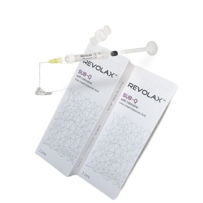 1.1 ml Riempitivi per labbra cutanei Revolax Fine Deep Sub-Q per anti rughe Iniezione di acido ialuronico