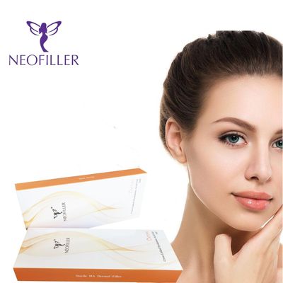 Miglioramento del ringiovanimento facciale del gel iniettabile del riempitore cutaneo dell'acido ialuronico della siringa da 24 mg-ml 2 ml