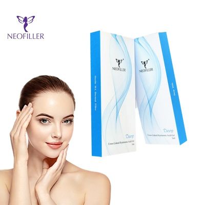 Filler dermico all'acido ialuronico 24mg/ml in 5ml per un contorno viso liscio e naturale