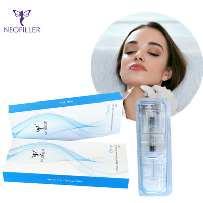 Filler dermico all'acido ialuronico 24mg/ml in 5ml per un contorno viso liscio e naturale
