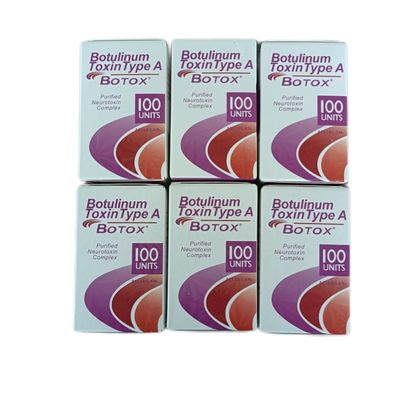 Filler dermici caldi  Anti rughe facciali Tossina botulinica 100 Unità