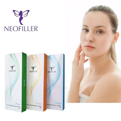 Acido ialuronico per riempimento cutaneo certificato CE 10 ml 20 ml Gel iniettabile Trattamento di miglioramento del contorno del viso e del corpo