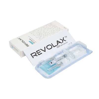 1.1 ml Riempitivi per labbra cutanei Revolax Fine Deep Sub-Q per anti rughe Iniezione di acido ialuronico