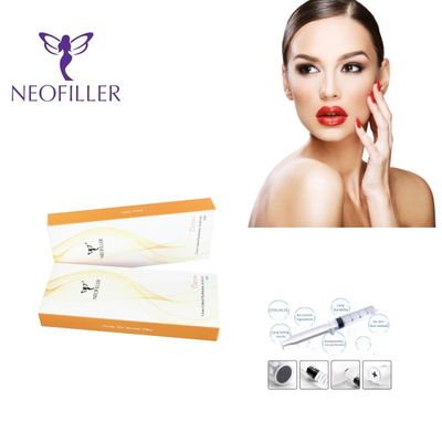Acido ialuronico di collegamento incrociato riempitore cutaneo gel iniettabile aspetto naturale rinfrescante soluzione di ringiovanimento facciale