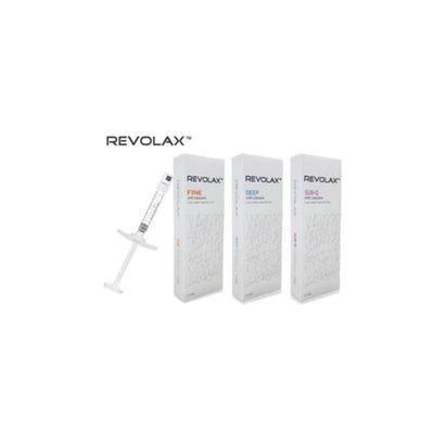 Revolax filler cutaneo con ingredienti di acido ialuronico per 6-12 mesi di effetto e 2 anni di durata