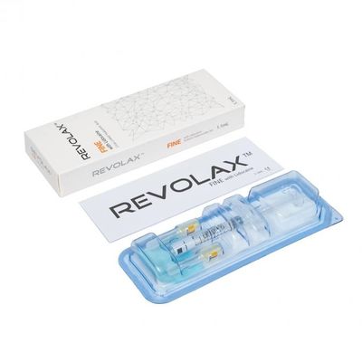 1.1ml Revolax Dermal Filler con 24mg/ml di concentrazione di HA per 9-12 mesi Iniezione di acido ialuronico antirughe