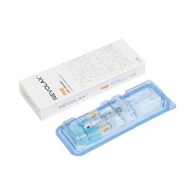 1.1ml Revolax Dermal Filler con 24mg/ml di concentrazione di HA per 9-12 mesi Iniezione di acido ialuronico antirughe