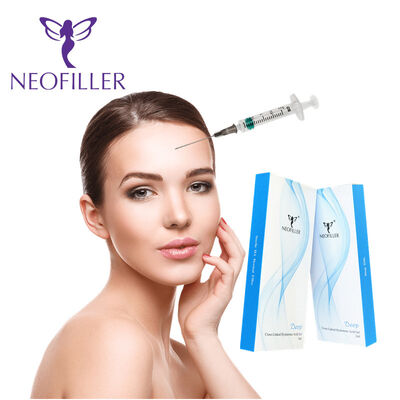 Gel iniettabile trasparente del riempitore cutaneo dell'acido ialuronico 24mg-ml iniezione facciale di longevità di 9-12 mesi