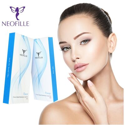 Neofiller 24mg-ml Filler dermico di acido ialuronico Gel iniettabile Longevità di 9-12 mesi Soluzione di conservazione a temperatura ambiente