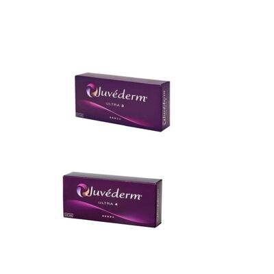 Gel Juvederm Dermal Filler Acido ialuronico iniettabile Rimpicciole lisce Ripristino del volume facciale