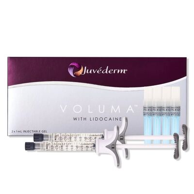 Filler dermico Juvederm di precisione con acido ialuronico reticolato, ripristino del volume del viso a lunga durata