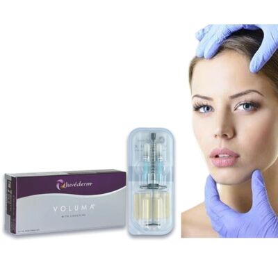 Filler dermico Juvederm di precisione con acido ialuronico reticolato, ripristino del volume del viso a lunga durata