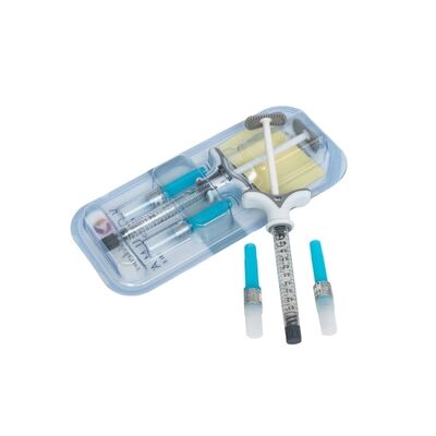 Filler dermico Juvederm di precisione con acido ialuronico reticolato, ripristino del volume del viso a lunga durata