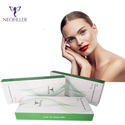 Neofiller 24mg-ml Filler dermico di acido ialuronico Gel iniettabile Longevità di 9-12 mesi Miglioramento dell'iniezione ipodermica