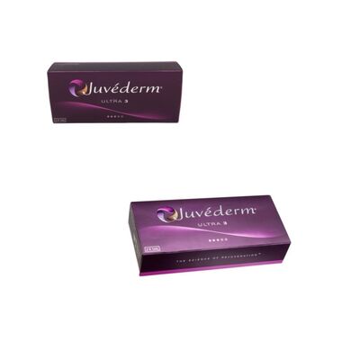 Filler dermico Juvederm online e in negozio formulato per un trattamento naturale delle rughe del viso e un aumento del volume