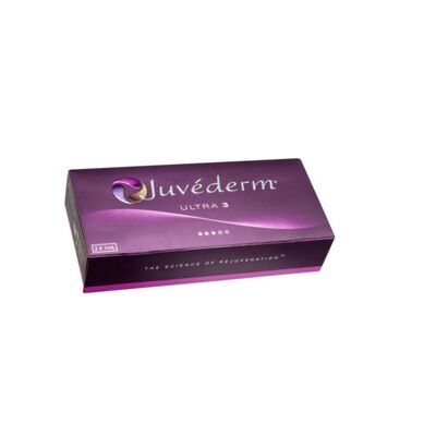 Forma del contorno facciale Juvederm Facial Filler usato in chirurgia plastica per ottenere contorni naturali del viso e la consistenza della pelle giovanile