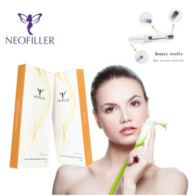 Filler dermico di acido ialuronico a temperatura ambiente da 24 mg-ml Gel iniettabile reticolato Ripristino del volume del viso Idratazione della pelle