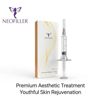 Filler dermico all'acido ialuronico con durata dell'effetto di 6-8 mesi con acido ialuronico biocompatibile in volume della siringa da 1 ml per la riduzione delle rughe