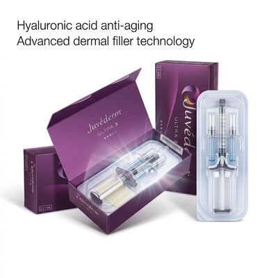 Formulazione di gel filler dermico Juvederm di origine USA con opzioni di spedizione DHL UPS FEDEX per una distribuzione senza interruzioni