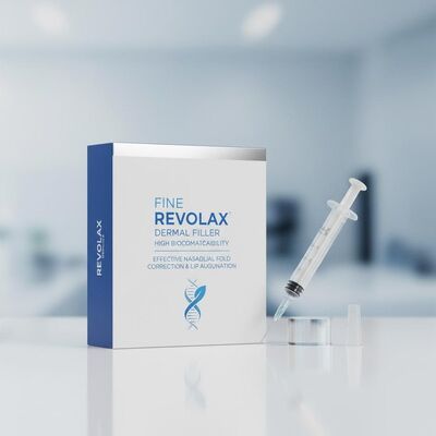 Filtro cutaneo Revolax con elevata biocompatibilità per una corretta correzione delle pieghe nasali e un aumento dei labbra
