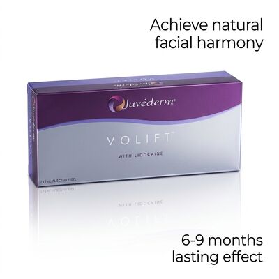 Volume 2 x 1 ml Juvederm Voluma Filler Anti-aging Facial Filler per aumentare il volume del viso medio e migliorare i contorni del viso