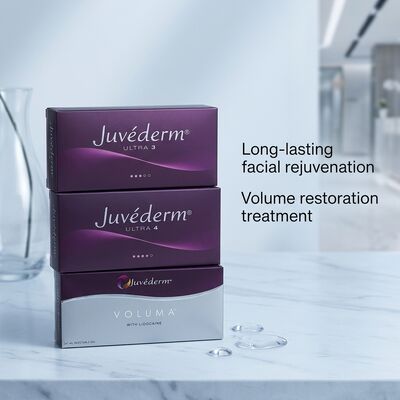 Volume 2 x 1 ml Juvederm Voluma Filler Anti-aging Facial Filler per aumentare il volume del viso medio e migliorare i contorni del viso