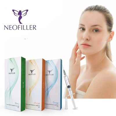 Neofiller Acido ialuronico incrociato caricatore cutaneo gel iniettabile mento caricatori per labbra aumento del volume facciale