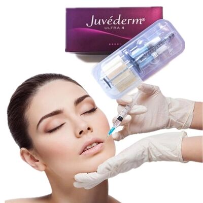 Forma del contorno facciale Juvederm Facial Filler usato in chirurgia plastica per ottenere contorni naturali del viso e la consistenza della pelle giovanile